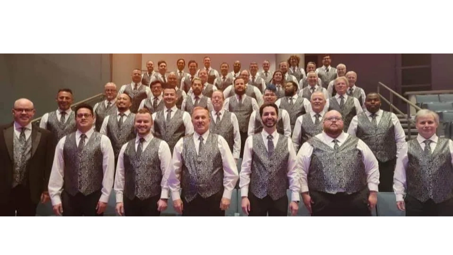 Las Vegas Men's Chorus 60 singer ensemble photo