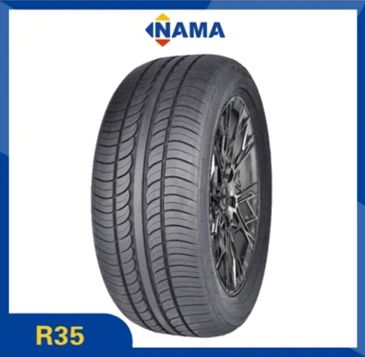 NAMA R35 tire with black alloy rim.