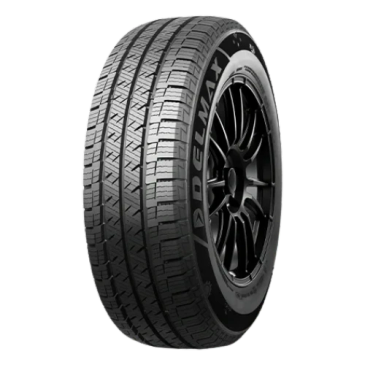 A black car tire with visible tread pattern.