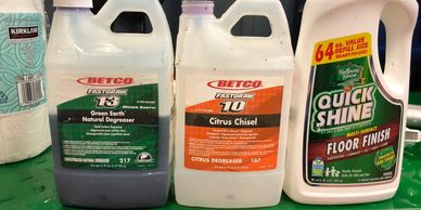 EPA, FDA & CDC approved cleaning chemicals