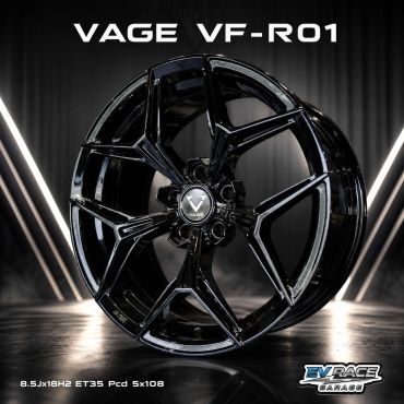 ล้อรถยนต์ VAGE VF-R01 สีดำเงา