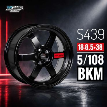 ล้อแม็กซ์สีดำ รุ่น S439 ขนาด 18 นิ้ว
