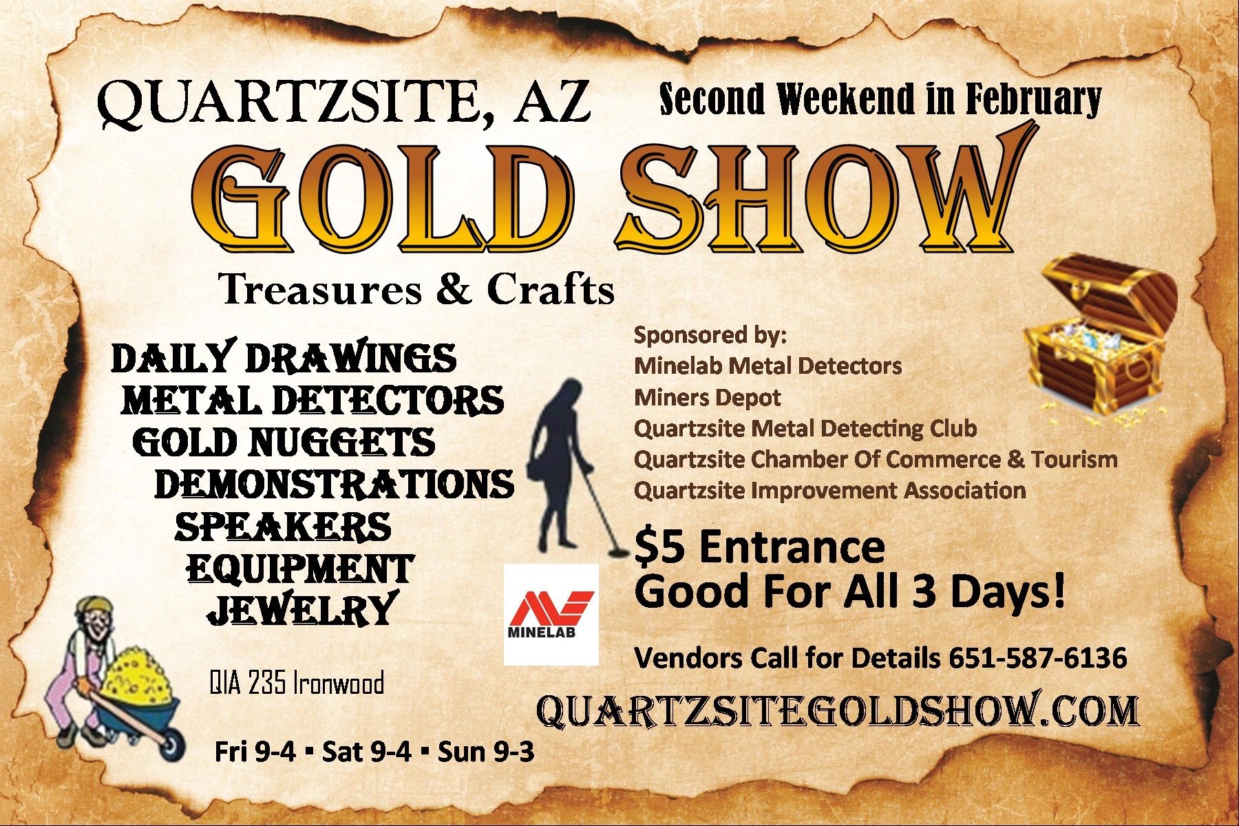 Quartzsite AZ Gold Show
