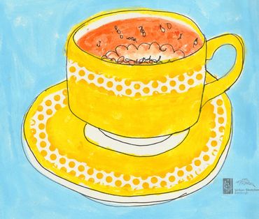 Empty cup of coffee