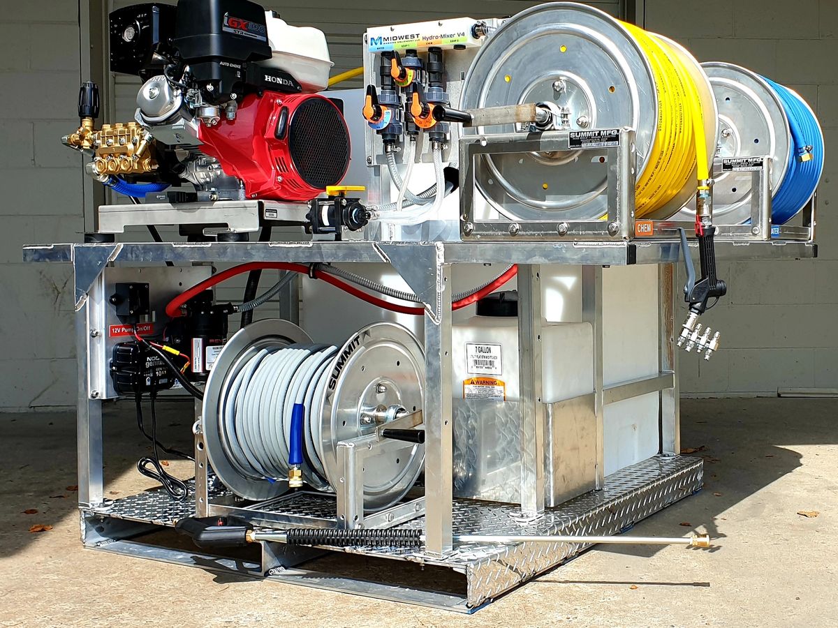 Cyclone + PW Compact Soft Wash Truck Skid