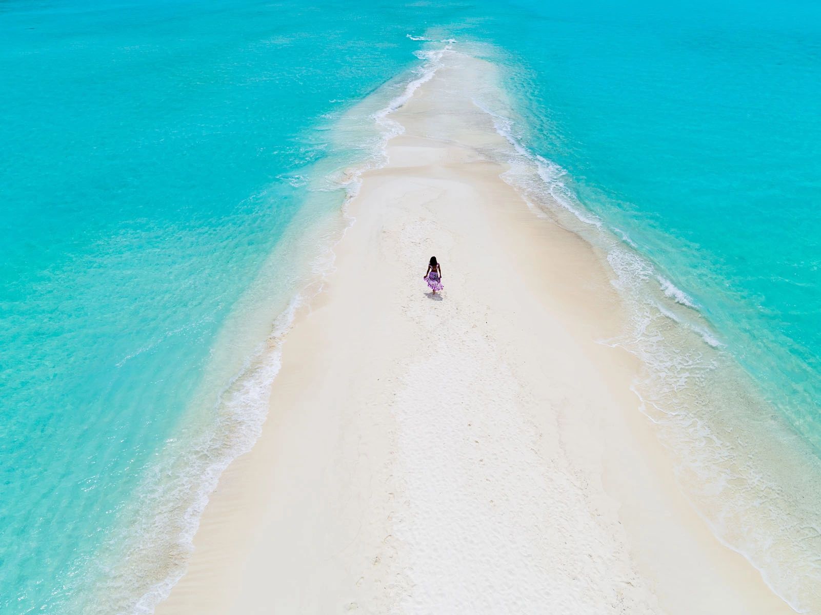 Sand bank near Kuramathi island resort.