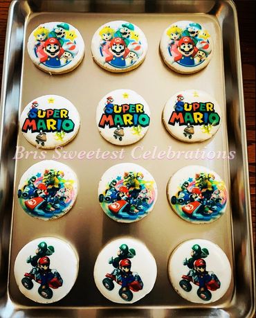 Mario Kart Theme Cookies