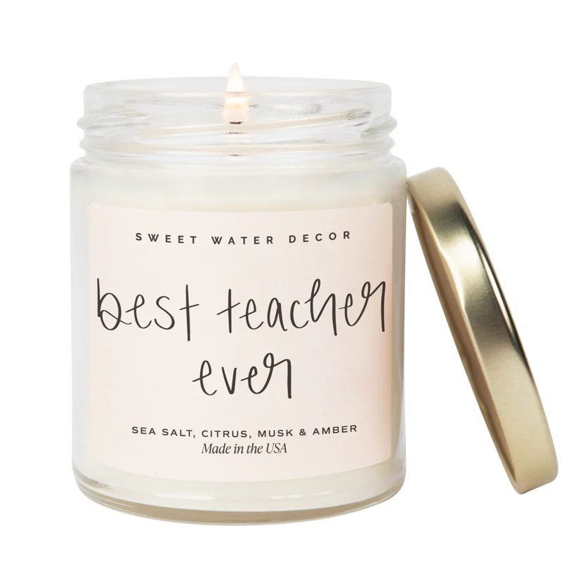 Best Teacher Ever Soy Candle