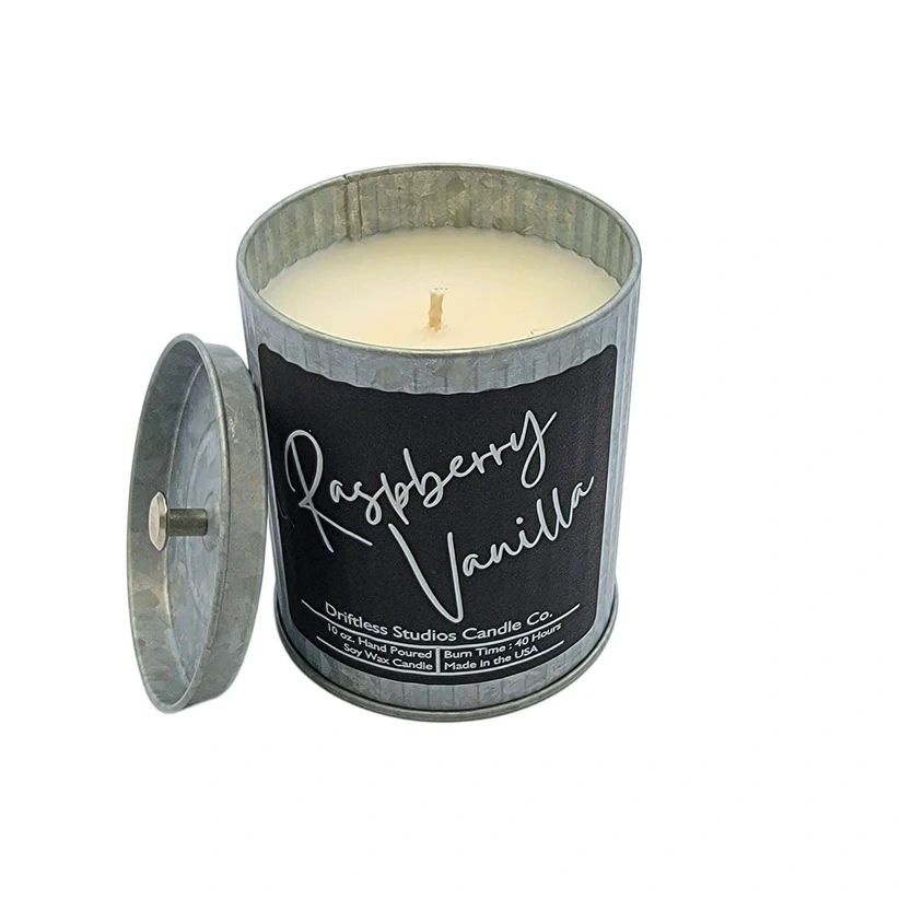 Raspberry Vanilla Soy Candle