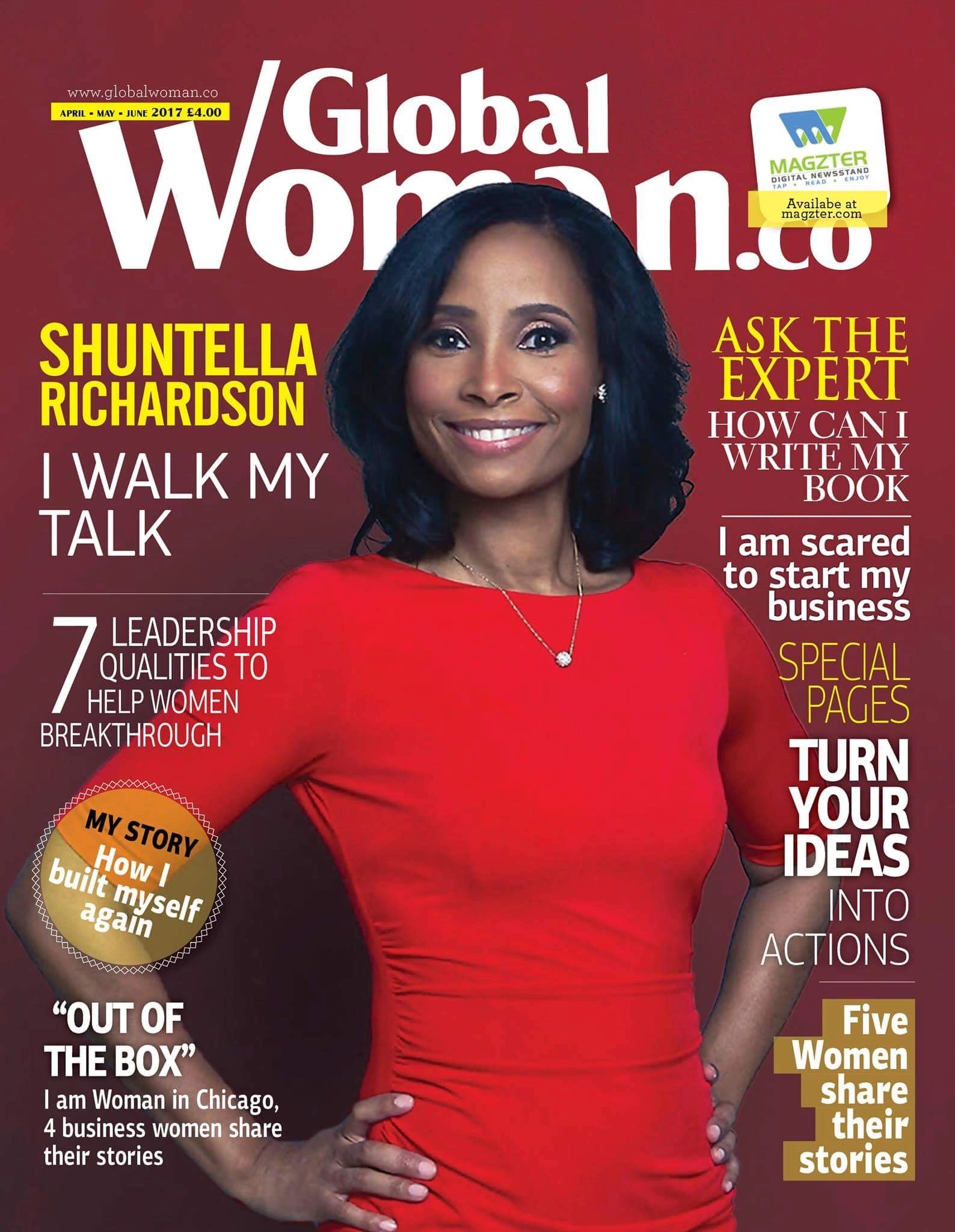 Shuntella Richardson and Global Woman Magazine