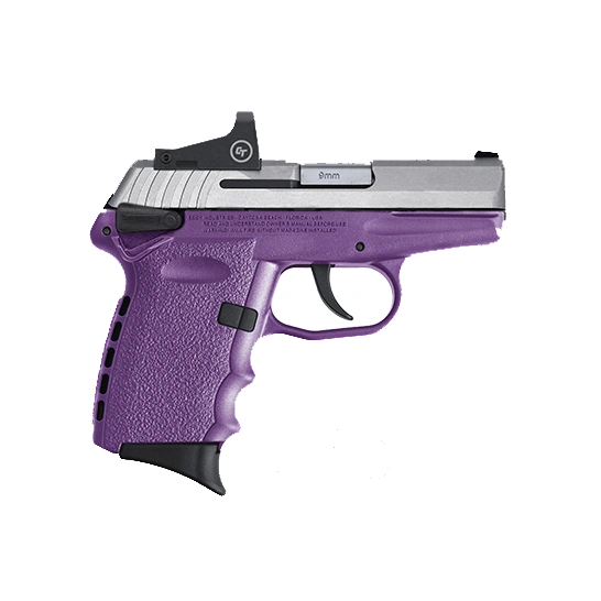 purple 9mm handgun