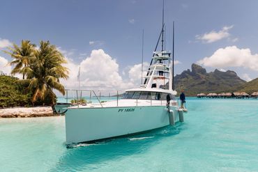 Fishing Bora Bora luxury charters with SeaWolf