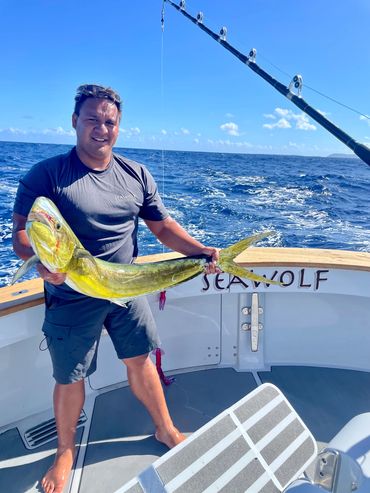 Mahi Mahi fishing in Bora Bora