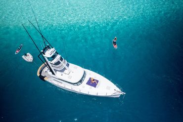 sun lounging and paddle boarding are activities onboard SeaWolf