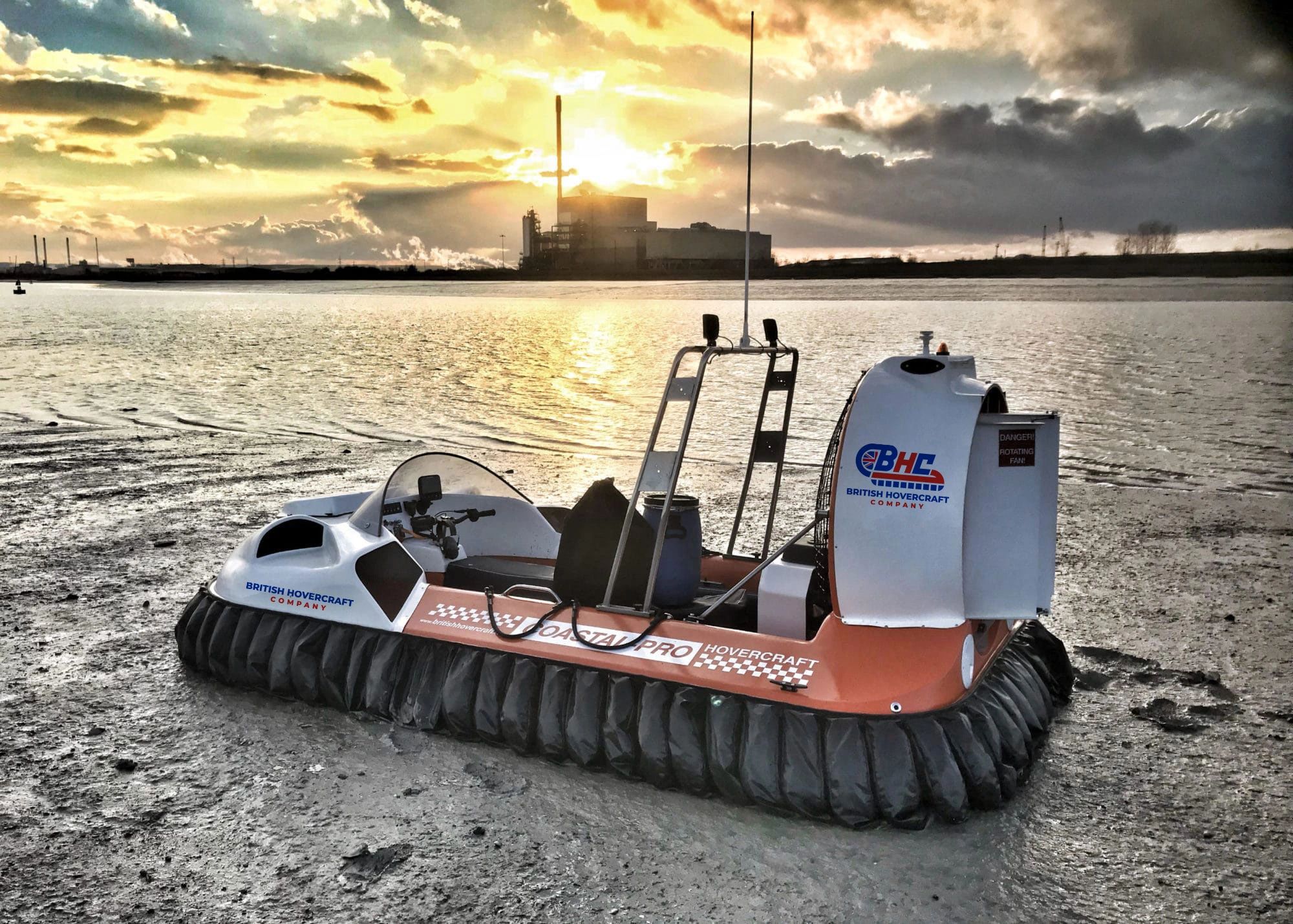 Intertidal access - only a hovercraft will do!