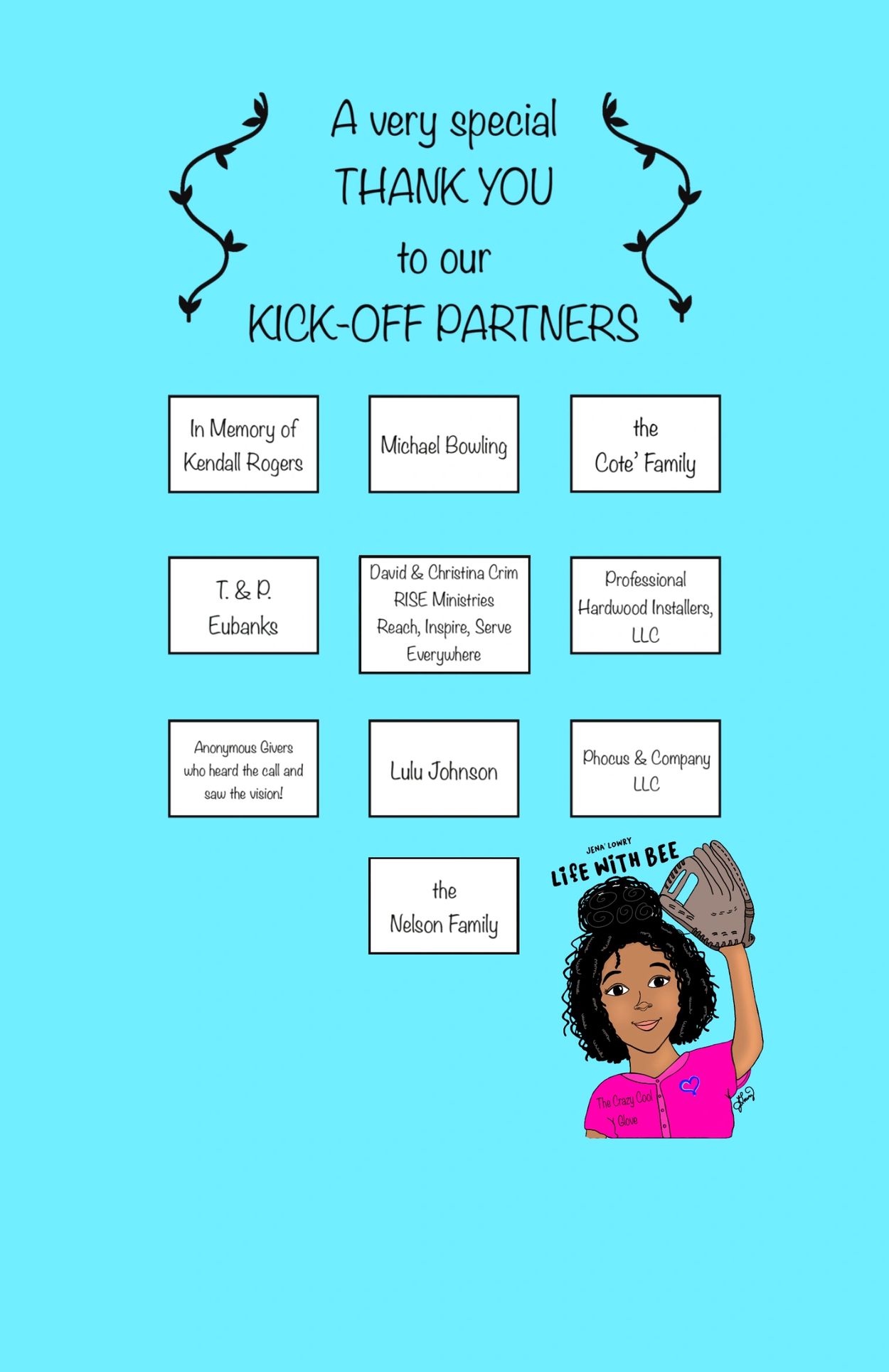 Our Kick-Off Partners