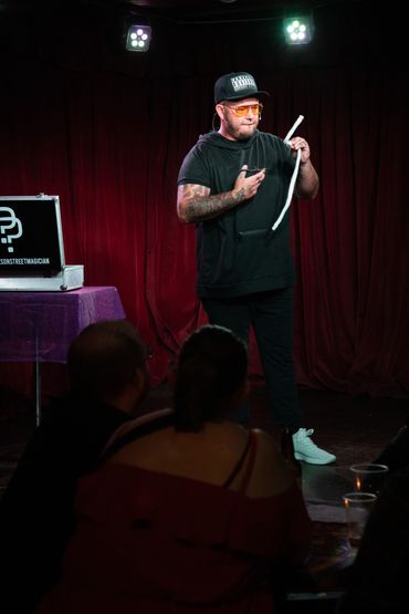 Cabaret magician Comedy magician Phil Pearson performing live in Brighton
	•	Comedy magic – a blend of stand-up and mind-blowing tricks
	•	Phil Pearson – comedy magician bringing laughs and illusions to events
	•	Brighton comedy magician performing at private and corporate parties
	•	Comedy magic show featuring audience interaction and modern illusions