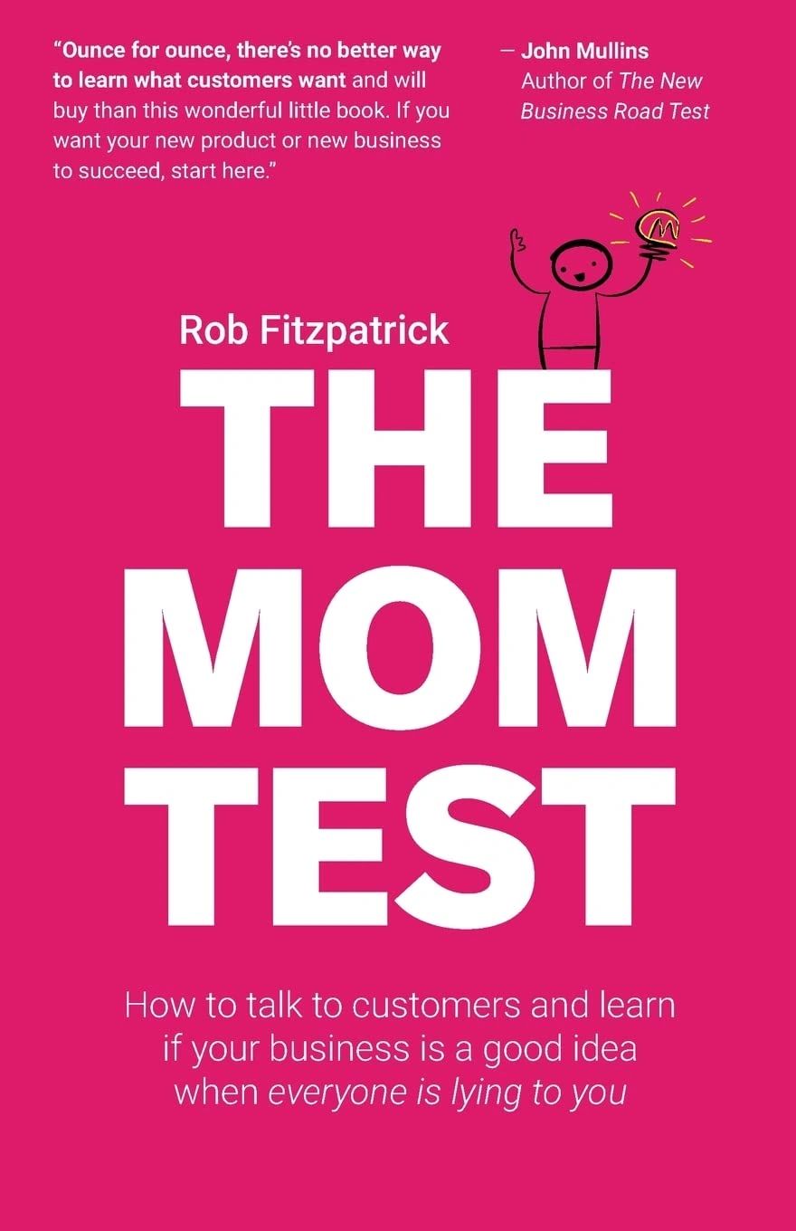 Cover of The Mom Test book 