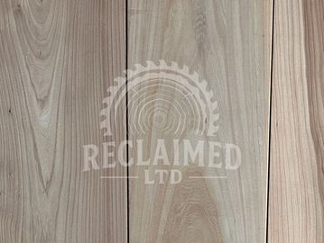 Planed & sanded Elm floorboard