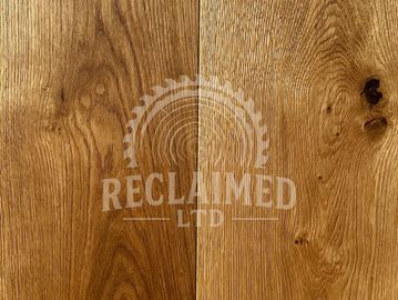 An engineered oak floorboard