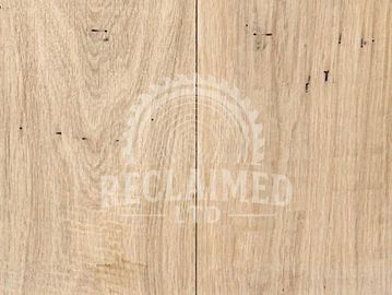 Sanded oak floorboard