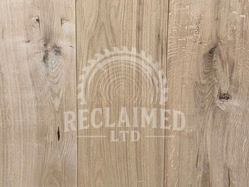 planed tongue & groove oak floorboard
