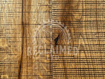 An engineered oak floorboard