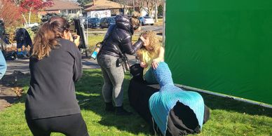 Short film “Debra” being filmed in Toronto; professional silicone tail from Mermaids Make Waves