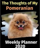 Pomeranian Weekly Planner.  Find sale items now on gifts for the dog lover.