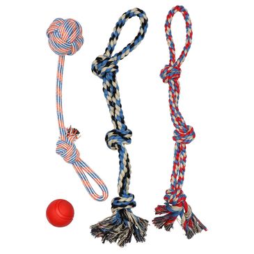 Dog rope toys.