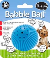 Christmas ideas for dog toys.  Babble Ball Interactive Dog Toy