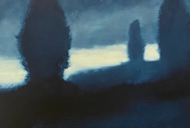 The Chosen One 14.5” by 23.5” oil onnlinen on panel