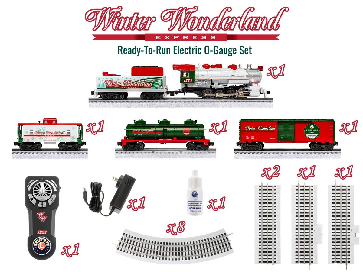 Lionel 1923150 Winter Wonderland LionChief O Gauge Train Set