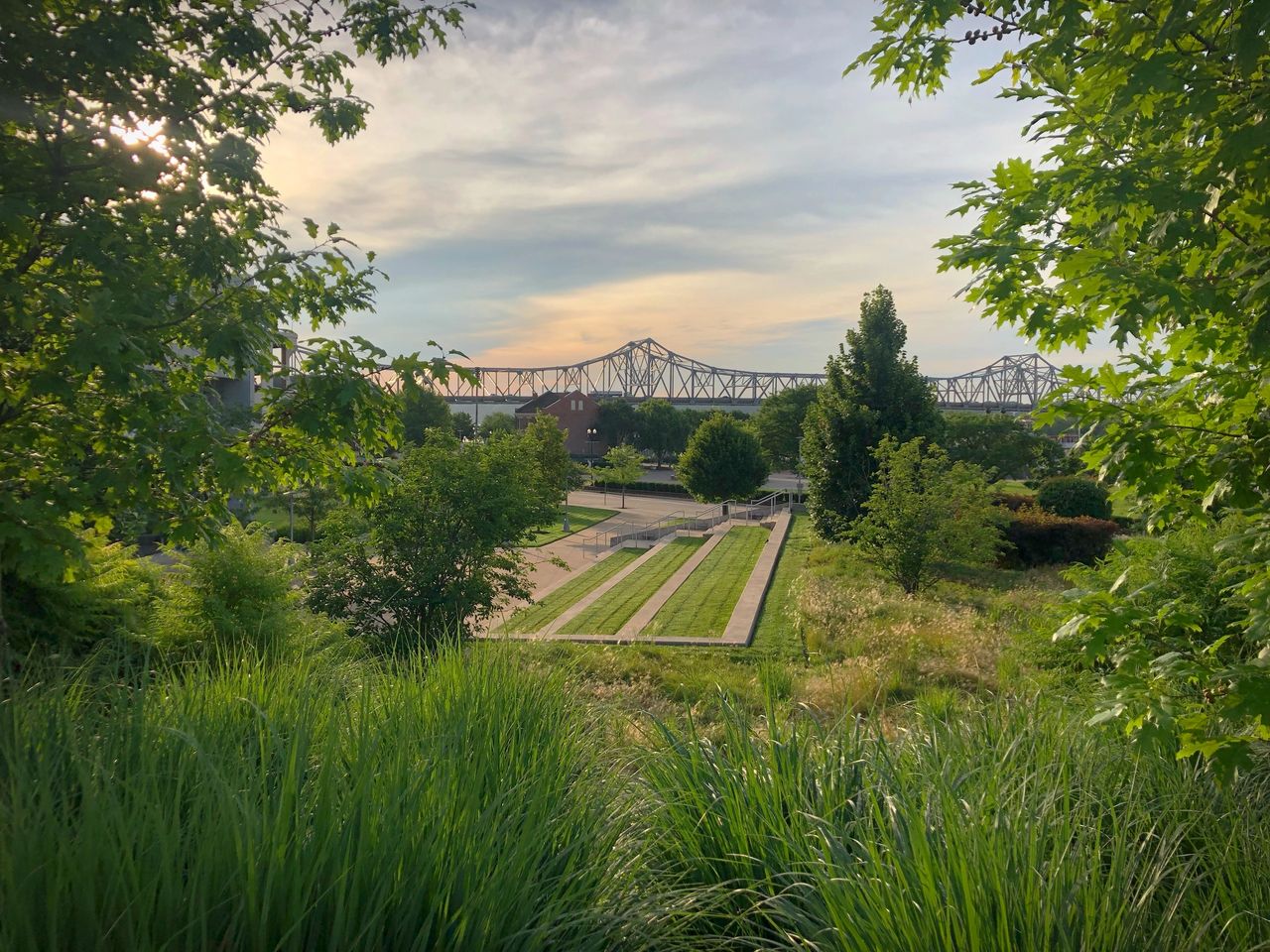 View from the deck of the Peoria Riverfront Museum