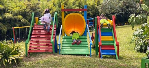 Juegos infantiles para parques - Madera sintética 100% ecológica