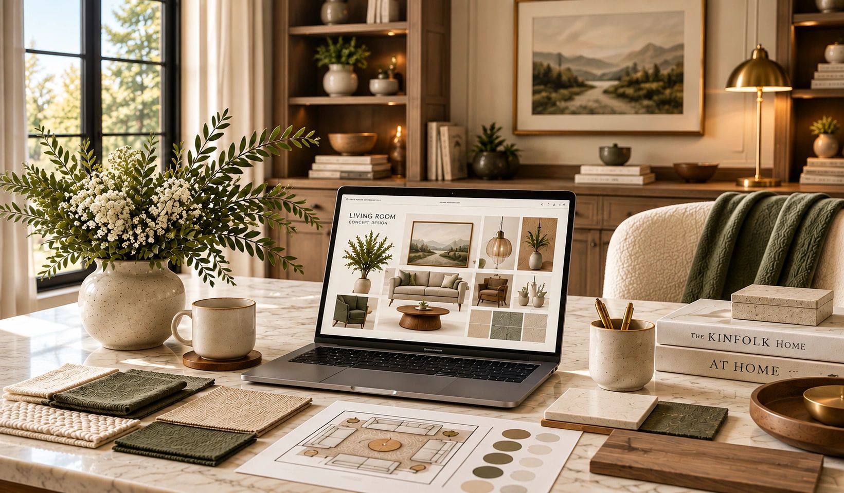 Oak & Ivory Interiors Virtual Interior Decorating, E-Design