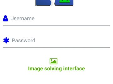 Login screen of CTdRoid app with username and password fields.
