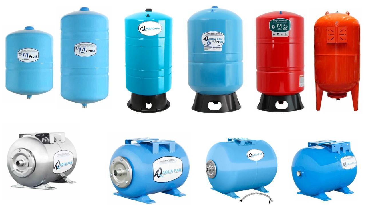Tanques precargados, presurizados, hidroneumaticos