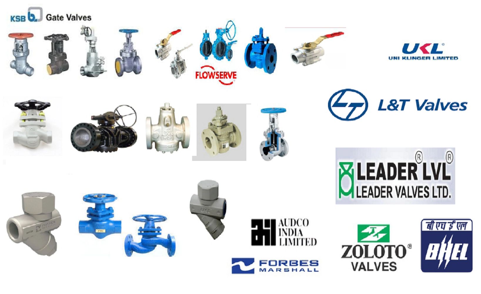 KSB ,L&T,LEADR,UNIKLINGER UKL,AUDCO,FORBES-SPIRAX MARSHALL, BHEL VALVE DEALER IN MUMBAI,PUNE