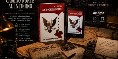 Book promotion for 'Camino Norte al Infierno'.