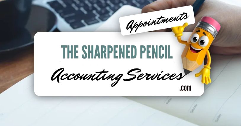 Stubby the pencil welcoming visitors to our appointments page.