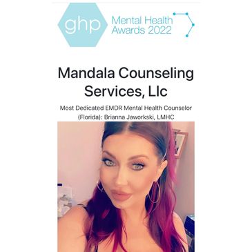 Winner of Global Health & Pharma’s 2022 ‘Most Dedicated EMDR Mental Health Counselor’ award 