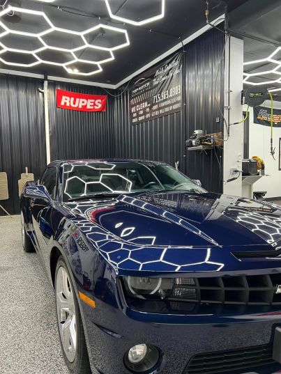 Red Shelby GT Mustang wash