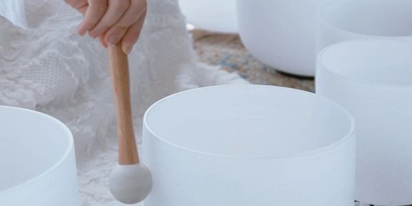 sound bowls being played