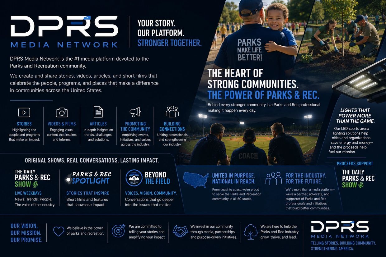 DPRS Media Network supports Parks and Recreation communities through stories and partnerships.