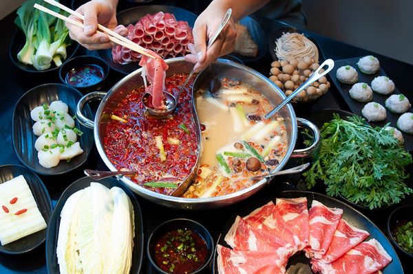 Mongolian Lamb Split Hot Pot with Spicy Option — easypeasyjapanesey