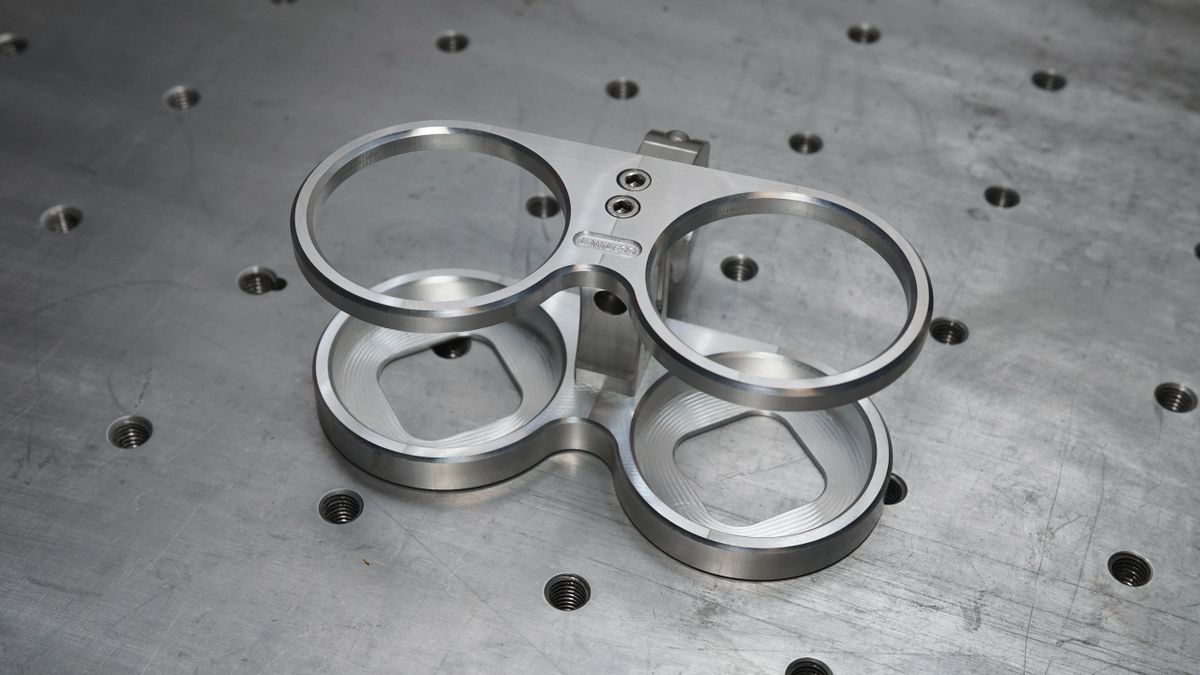Billet dual cup holder