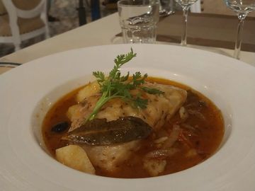 Traditional "Caldeirada de Peixe" Fish Stew