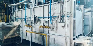 CONTINOUS HARDENING & TEMPERING
FURNACE. CAPACITY – 800 KG/Hr With Scada
System