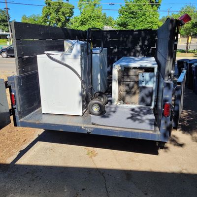 Washing machine
Dryer
Stove 
Appliance Removal
Appliance Hauling 
Old appliance Removal